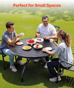 Steel Slat Design with 38mm Umbrella Hole