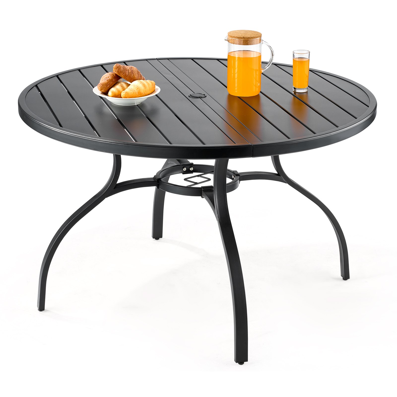 MGP0K959diningtablem10012  VEVOR Instrumenti un Citi Darbarīki | Pieejami Uzticami Mājas uzlabošanai VEVOR 120cm Round Outdoor Patio Dining Table
