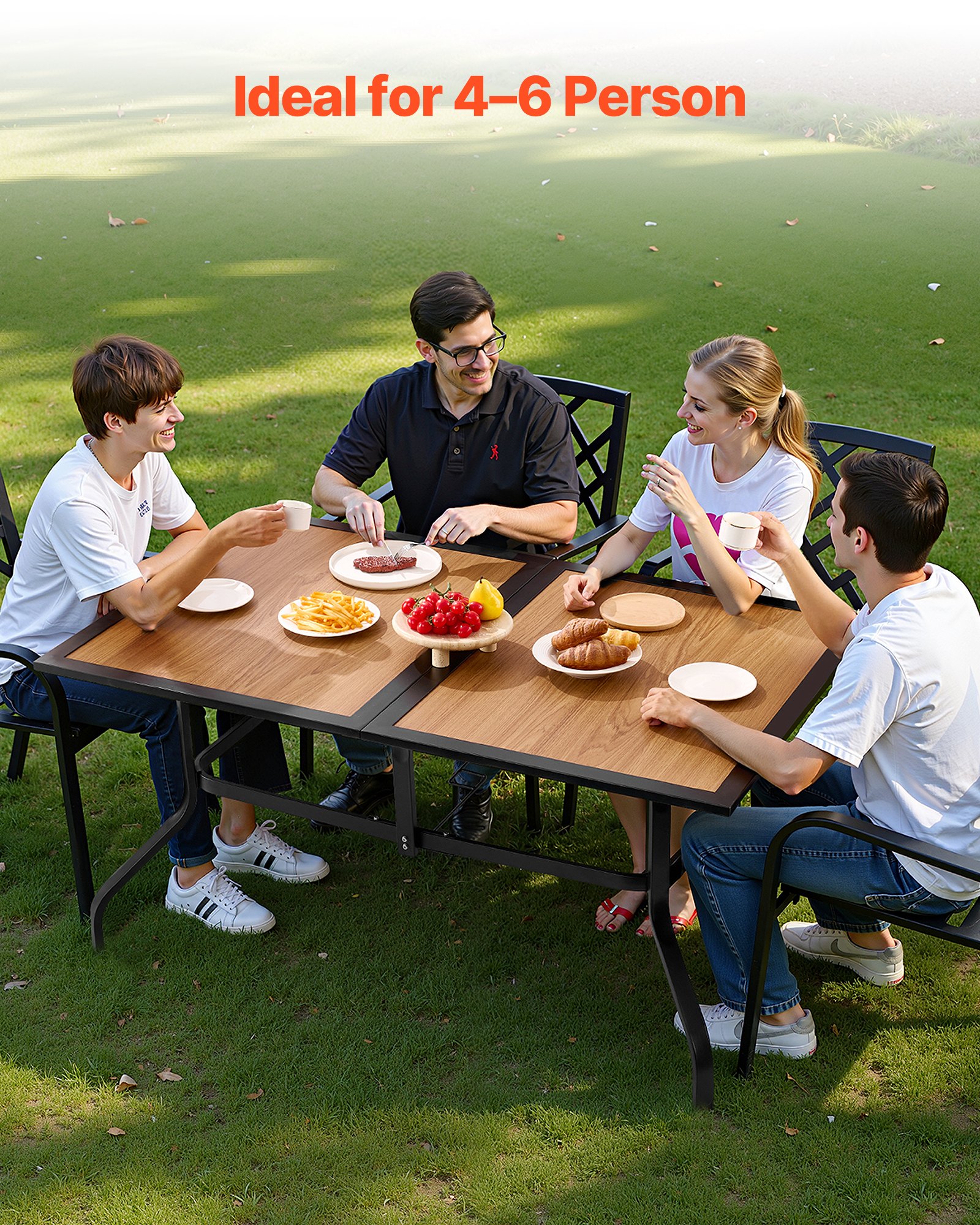 MGP0KVZRdiningtablef1  VEVOR Instrumenti un Citi Darbarīki | Pieejami Uzticami Mājas uzlabošanai Brown