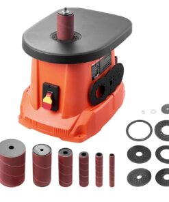 VEVOR 2000RPM Benchtop Oscillating Spindle Sander with 6 Sleeves (12.7–76.2 mm)
