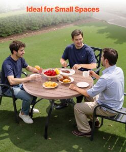 Weather-Resistant Bistro Table for 4