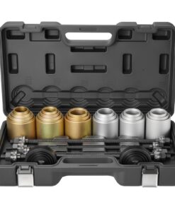VEVOR 26-Piece Steel Bushing Removal & Insertion Sleeve Kit with Case