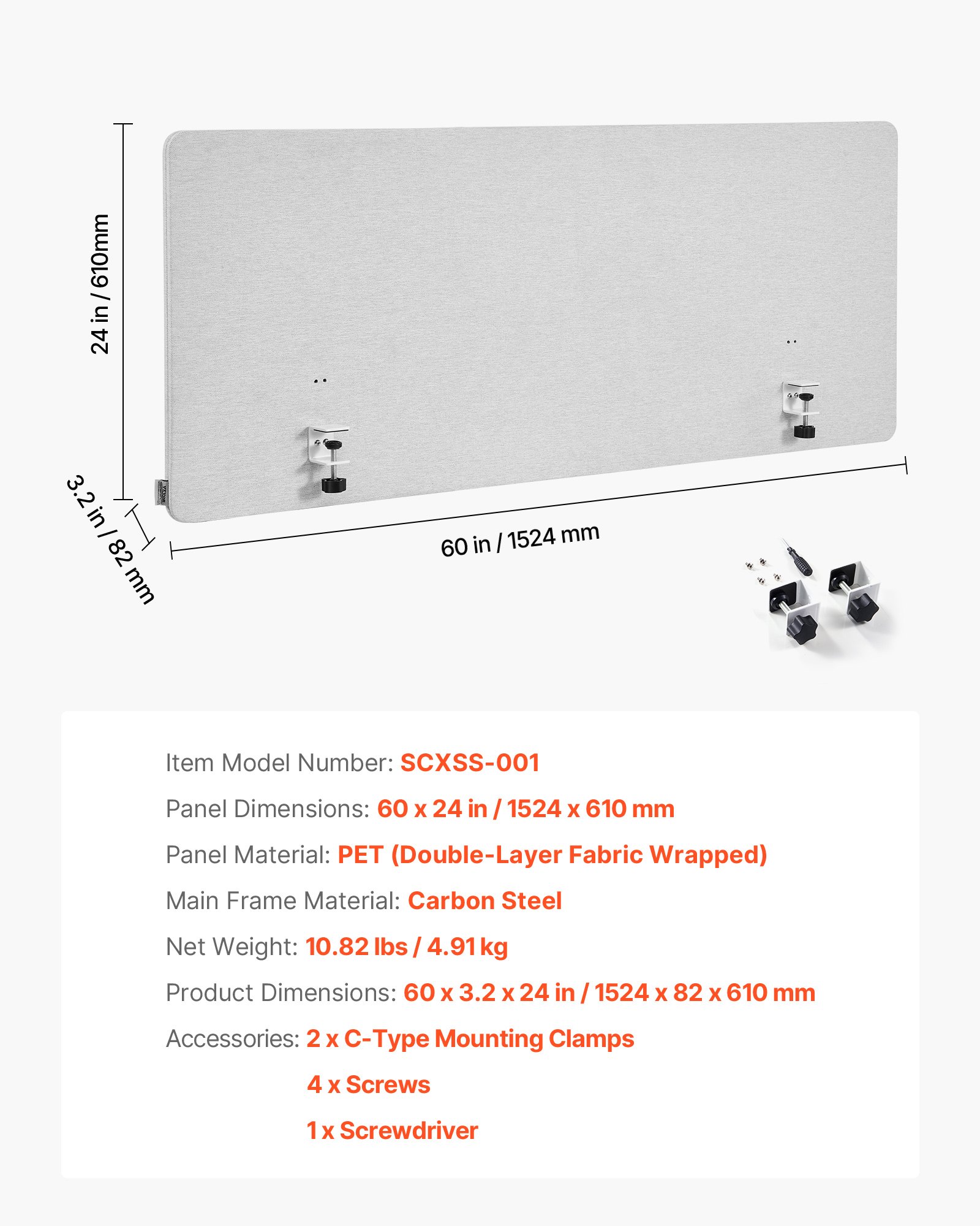 MGP6ZII2workstationpartitiondividerf6  VEVOR Instrumenti un Citi Darbarīki | Pieejami Uzticami Mājas uzlabošanai