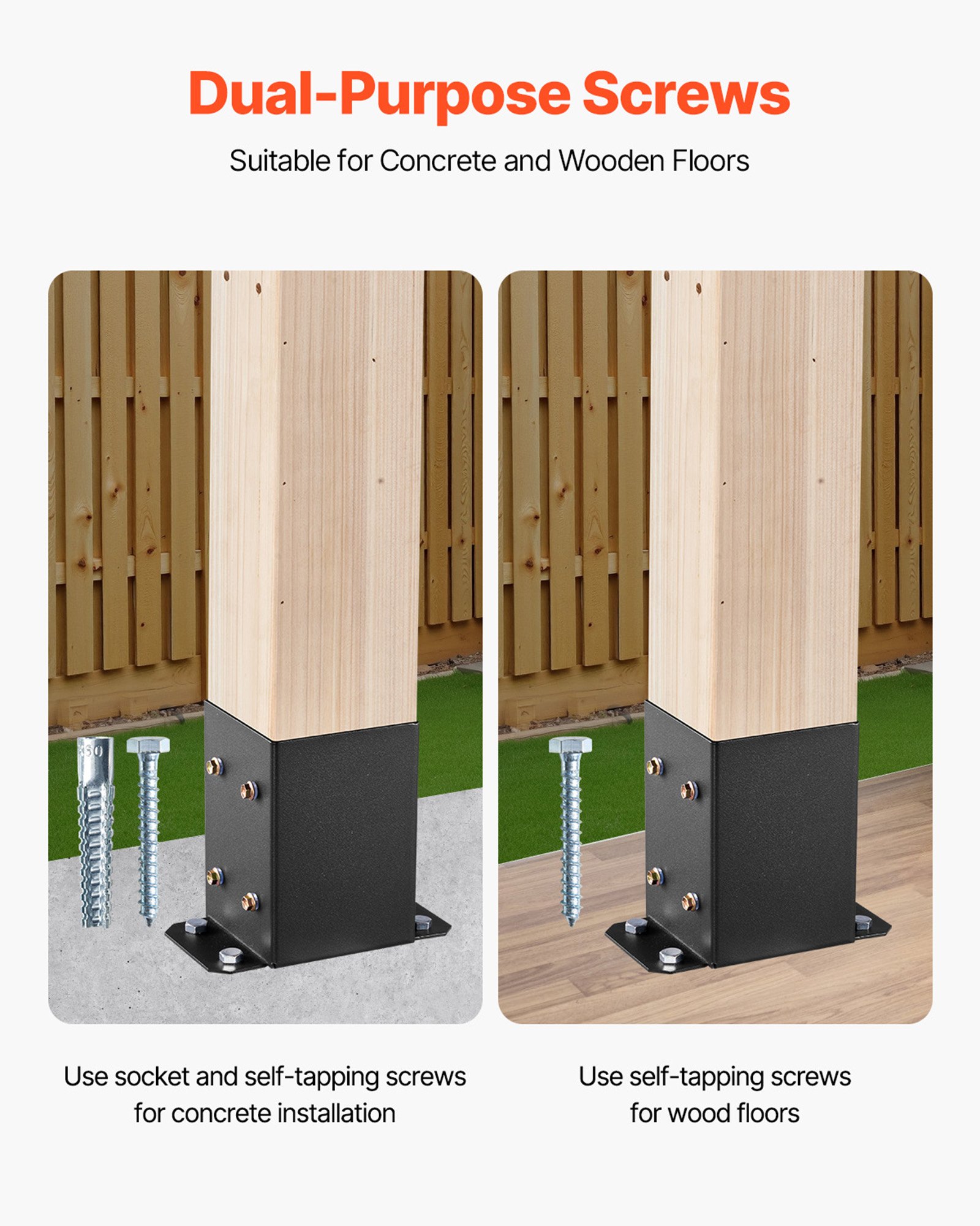 MGP703X3postbasef2  VEVOR Instrumenti un Citi Darbarīki | Pieejami Uzticami Mājas uzlabošanai Черный