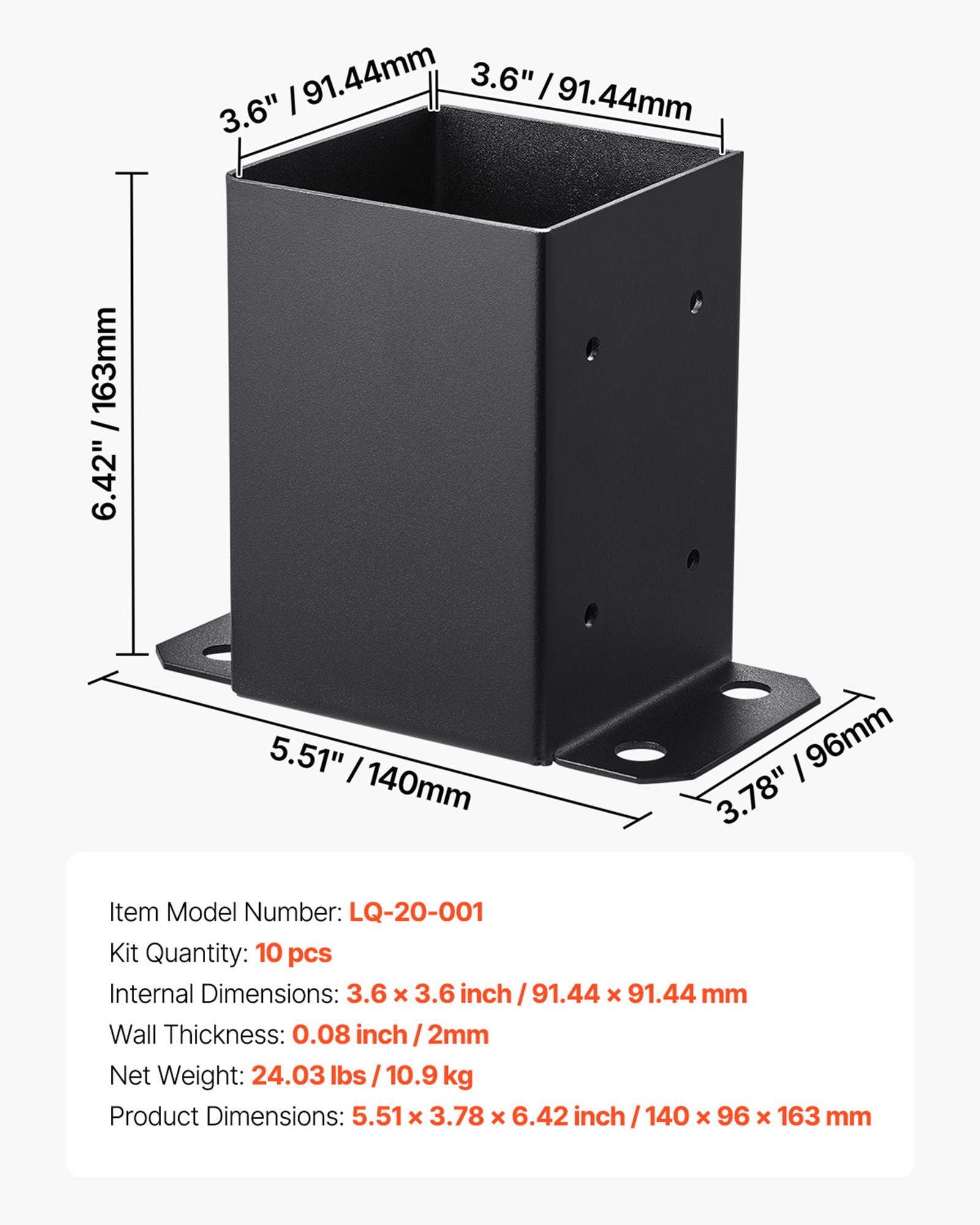 MGP703X3postbasef6  VEVOR Instrumenti un Citi Darbarīki | Pieejami Uzticami Mājas uzlabošanai