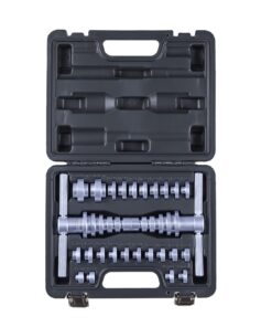 VEVOR 25-Piece Bearing Press Kit – Heavy-Duty Aluminum Seal & Bushing Driver Tool Set with Storage Case