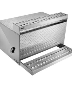 VEVOR Aluminum Semi-Truck Step Toolbox 790x770x485 mm