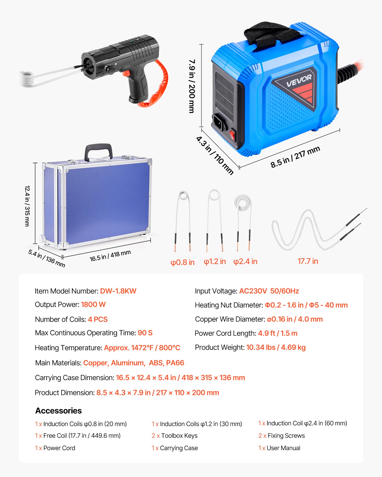 MGPJWFQGinductionheaterfrf6  VEVOR Instrumenti un Citi Darbarīki | Pieejami Uzticami Mājas uzlabošanai