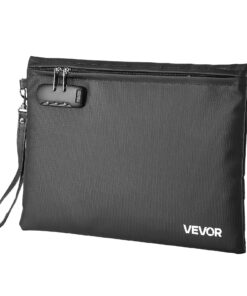 VEVOR Fireproof & Waterproof Document Bag with Lock