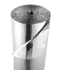 VEVOR 6mm Double Reflective Insulation Roll 30.48m x 1.22m – Thermal Barrier with Aluminum Foil for Garage