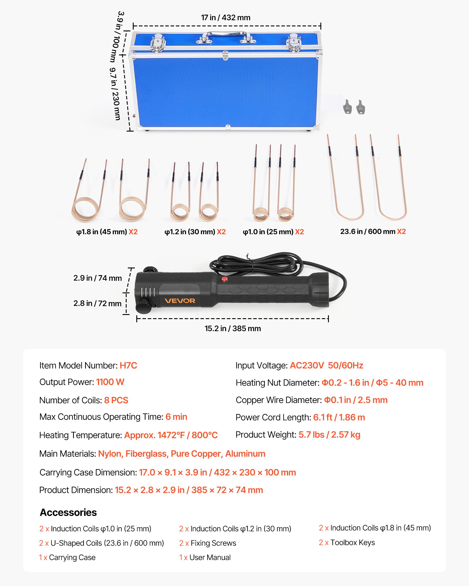 MGQ2392Kinductionheaterfrf6  VEVOR Instrumenti un Citi Darbarīki | Pieejami Uzticami Mājas uzlabošanai