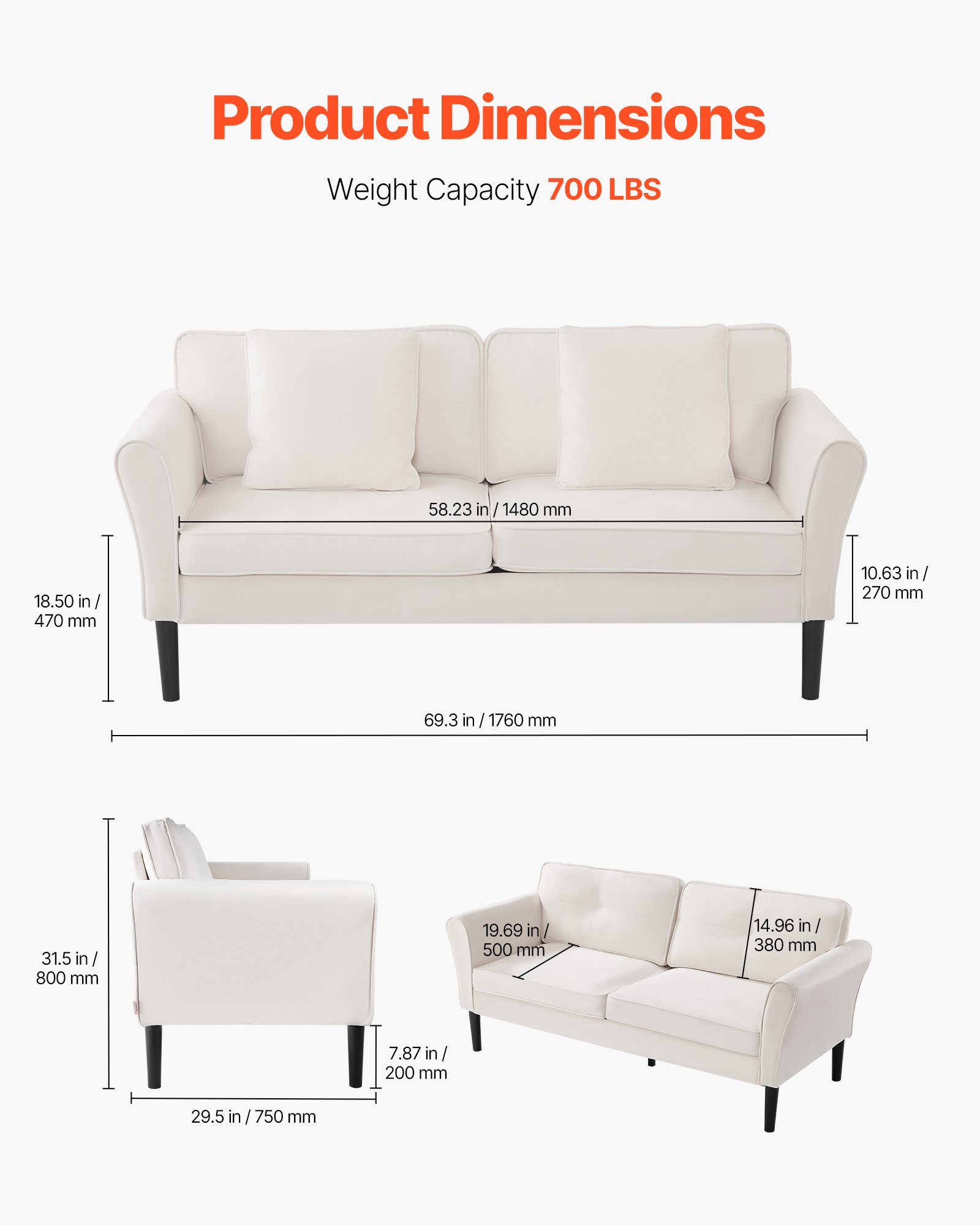 MGQ240DGsofaf2  VEVOR Instrumenti un Citi Darbarīki | Pieejami Uzticami Mājas uzlabošanai Bedroom or Office