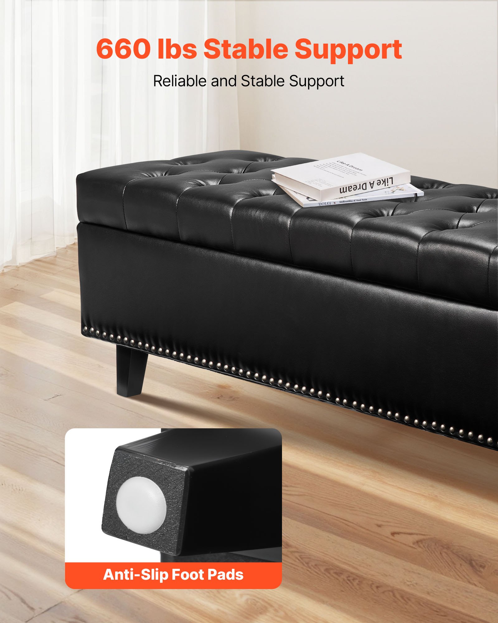 MGQ246B8leatherbedroombenchesf2  VEVOR Instrumenti un Citi Darbarīki | Pieejami Uzticami Mājas uzlabošanai 1305mm