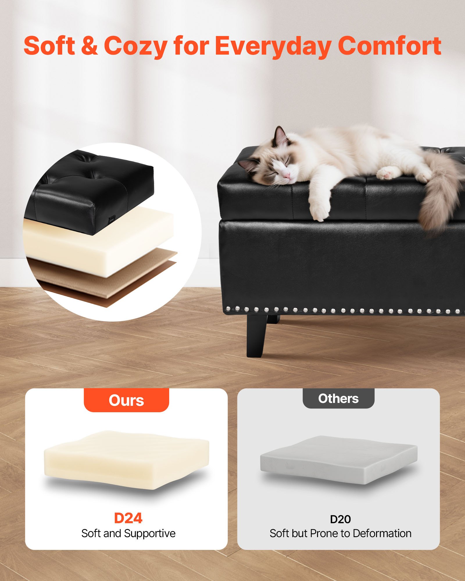 MGQ246B8leatherbedroombenchesf4  VEVOR Instrumenti un Citi Darbarīki | Pieejami Uzticami Mājas uzlabošanai