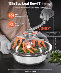 Wet & Dry Hydroponic Bowl Trimmer for Plants & Flowers