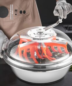 VEVOR 420 mm Manual Bud Leaf Trimmer with Stainless Steel Blades