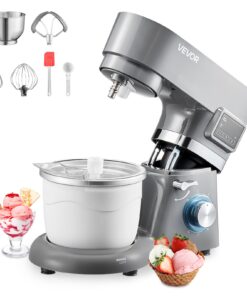 VEVOR 1.7L Ice Cream & Stand Mixer