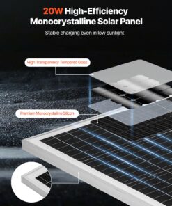 Waterproof Panel & Adjustable Mount for Car