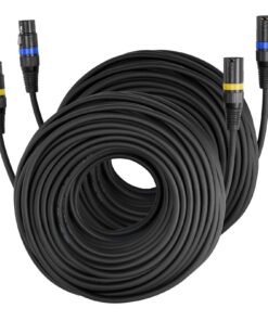 VEVOR 30.48 m XLR Microphone Cable 2-Pack
