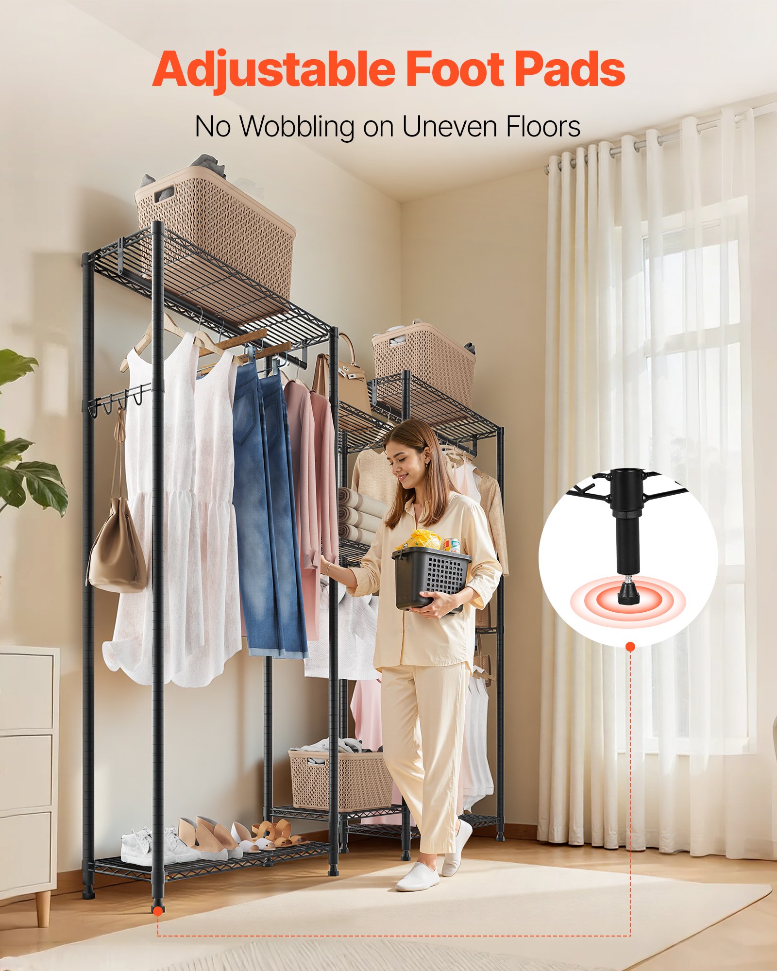 MGR1LPQDgarmentrackf5  VEVOR Instrumenti un Citi Darbarīki | Pieejami Uzticami Mājas uzlabošanai