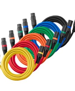 VEVOR 6-Pack 4.57 m XLR Cables