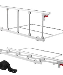 VEVOR 122 см Складаний Бічний Бортик для Літніх – Регульована Опора з Ремінцем для Ліжок Від Двоспального до King-Size