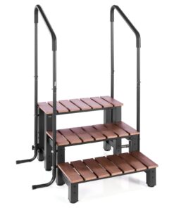 VEVOR 3-Step Hot Tub Ladder with Handrail