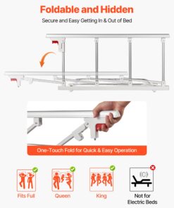 97 cm Adjustable Metal Safety Grab Bar with Strap
