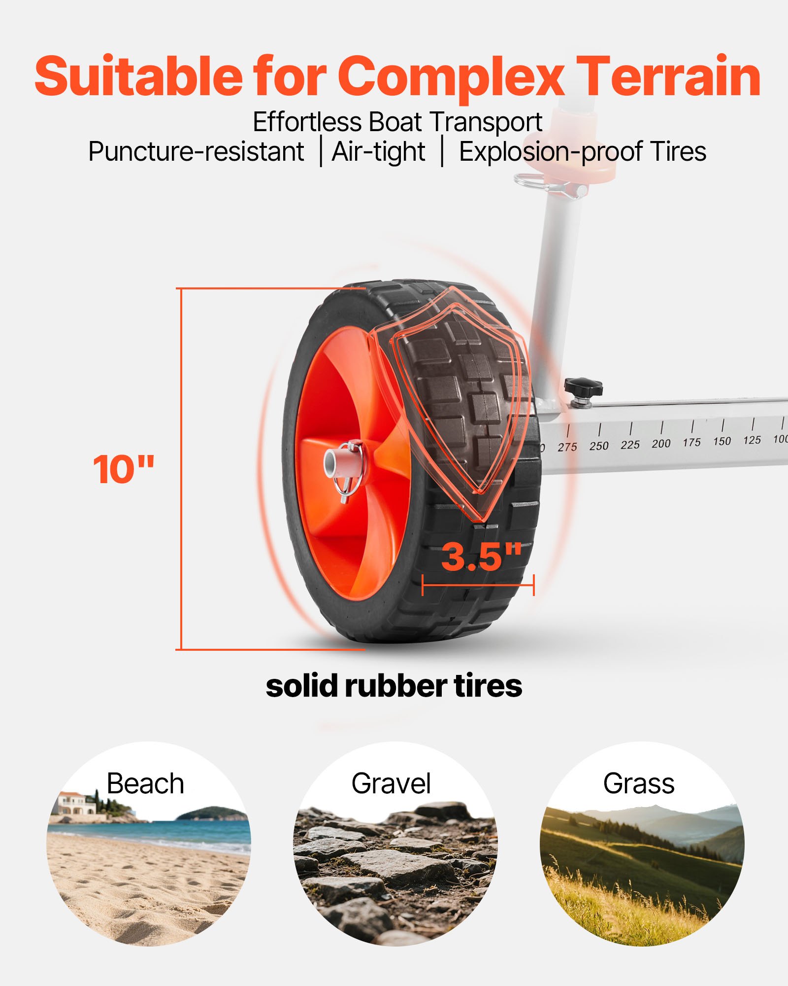 MGSFV0DPkayaktrailerf2  VEVOR Instrumenti un Citi Darbarīki | Pieejami Uzticami Mājas uzlabošanai Foldable Trolley for Kayaks