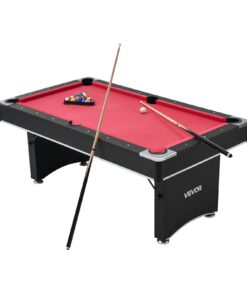VEVOR 183cm Portable Pool Table with Accessories