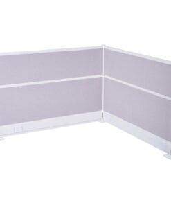 VEVOR 2-Pack Freestanding Office Privacy Panels 1.83x1.22m – PET Room Dividers with Outlet Covers for Work