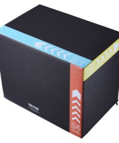 VEVOR 3-in-1 Foam Plyometric Jump Box – 760x600x500 mm