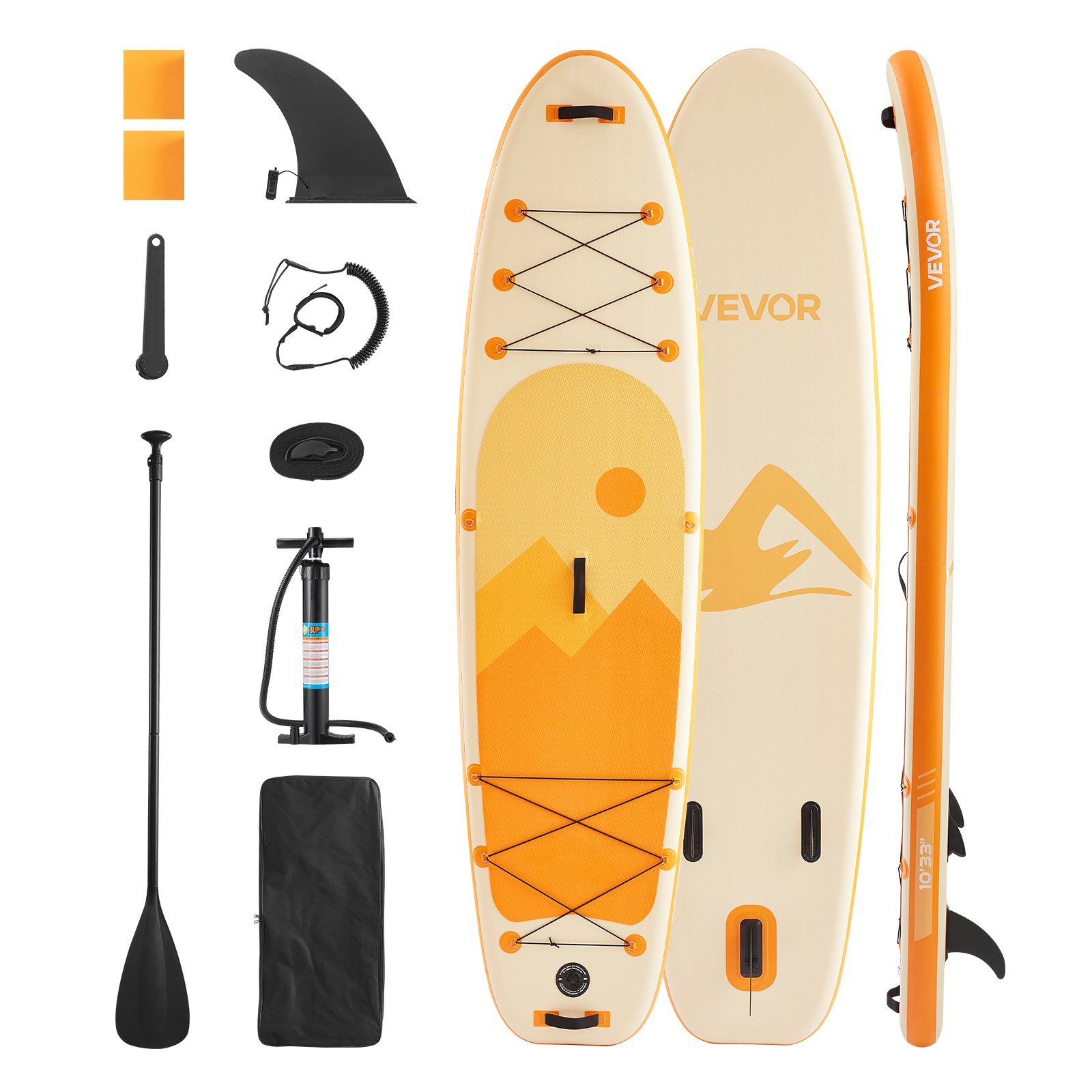 MGTHBNYIpaddleboardm10012 VEVORshoplv VEVOR 305m Inflatable Stand Up Paddle Board with Accessories Ultra Light