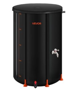 VEVOR 250L Collapsible Rain Barrel with Spigot & Overflow Kit