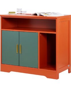 VEVOR Modern Wooden Cat Litter Box Enclosure Cabinet