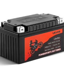 VEVOR 12V 4Ah LiFePO4 Lithium Motorcycle Battery