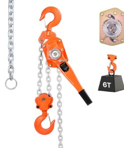 VEVOR 6T Manual Lever Chain Hoist with 6m G80 Steel Chain