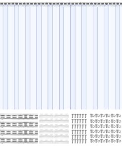 VEVOR Clear PVC Strip Curtain 2.1x1.8 m