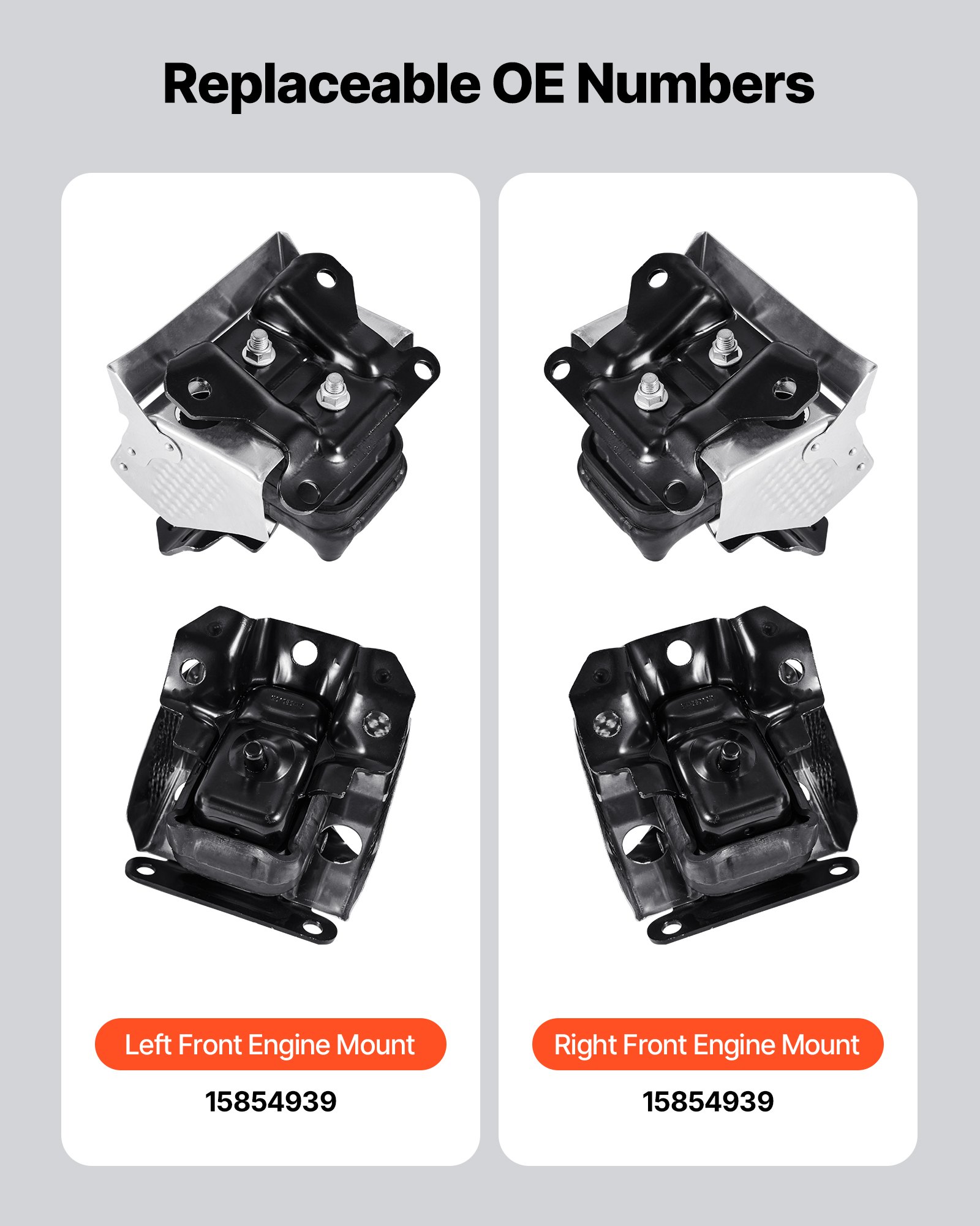 MH4SKX5Qenginemotormountf2 VEVORshoplv Fits 20072013 Chevrolet Silverado 1500 53L V8