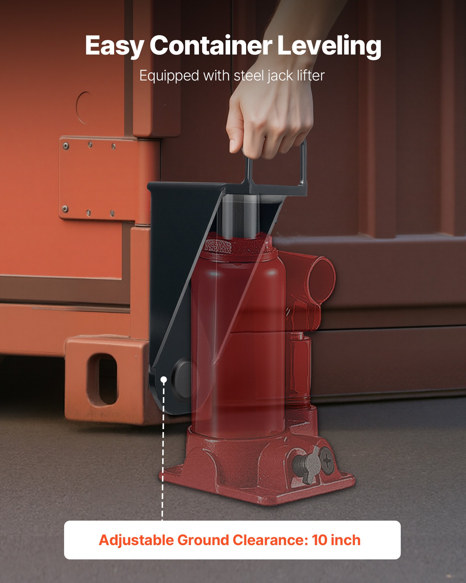 MH4SL8PRshippingcontainerjackf2 VEVORshoplv 5670 kg Lifting Capacity