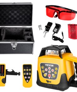 VEVOR Rotary Laser Level Kit – 300m Red Beam