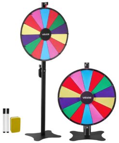 VEVOR 610 mm Spinning Prize Wheel with 14 Slots