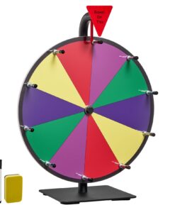 VEVOR 305mm Prize Wheel with 10 Editable Slots