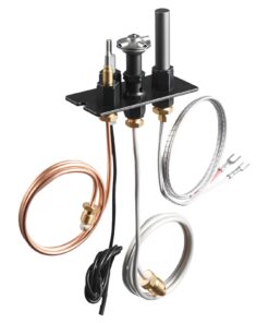 VEVOR Natural Gas Fireplace Pilot Assembly Kit with Thermopile & Thermocouple