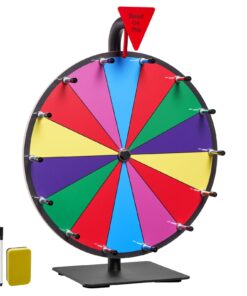 VEVOR 305 mm Spinning Prize Wheel with Stand