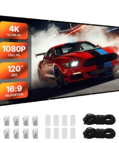 VEVOR 3048 mm 16:9 4K HD Projector Screen