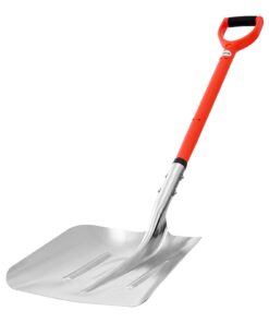 VEVOR 35cm Aluminum Snow Shovel with D-Grip Handle – Lightweight