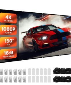 VEVOR 3810 mm 16:9 4K HD Projector Screen