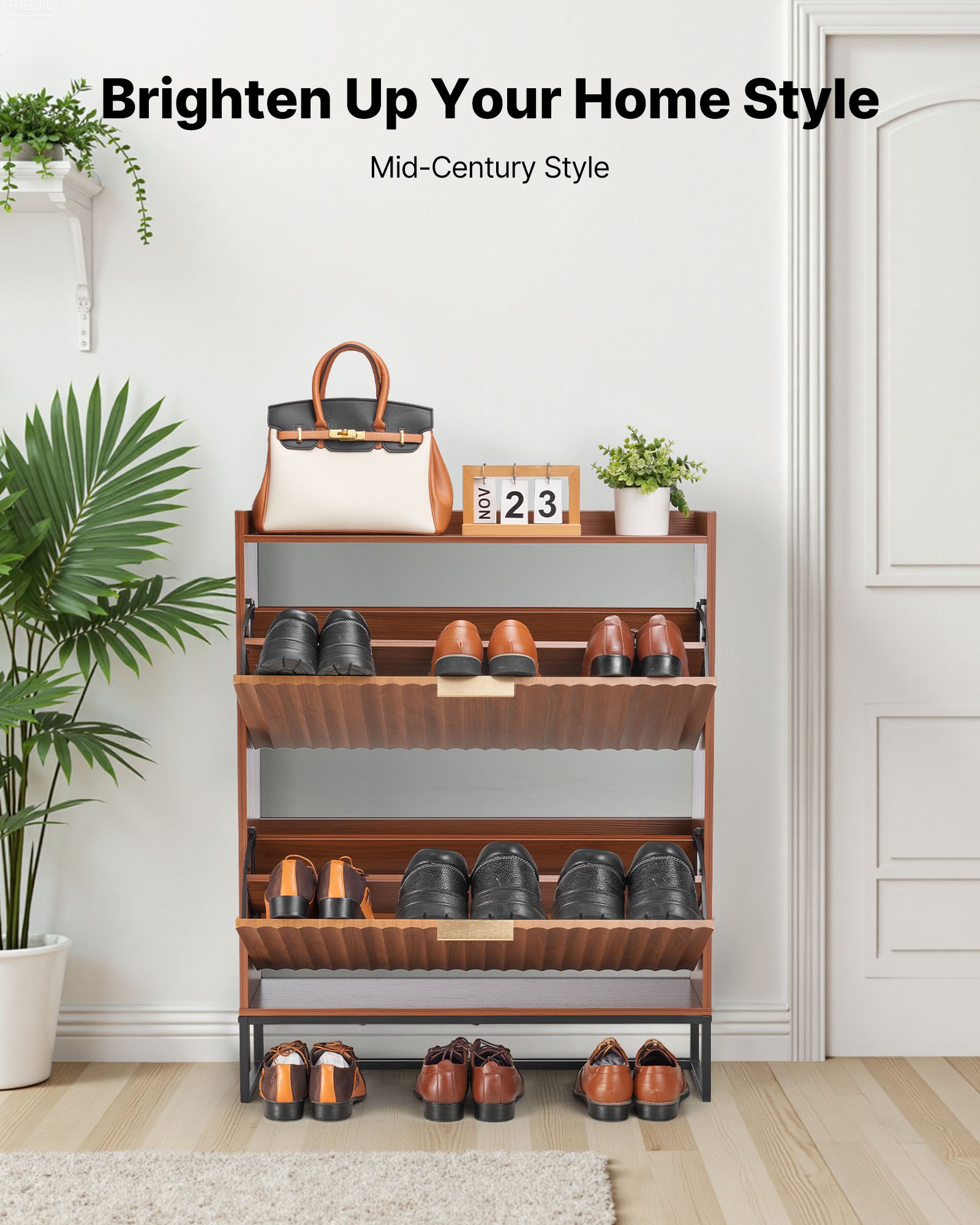 MHA4DH0Bshoestoragecabinetf1 VEVORshoplv Adjustable Shelves