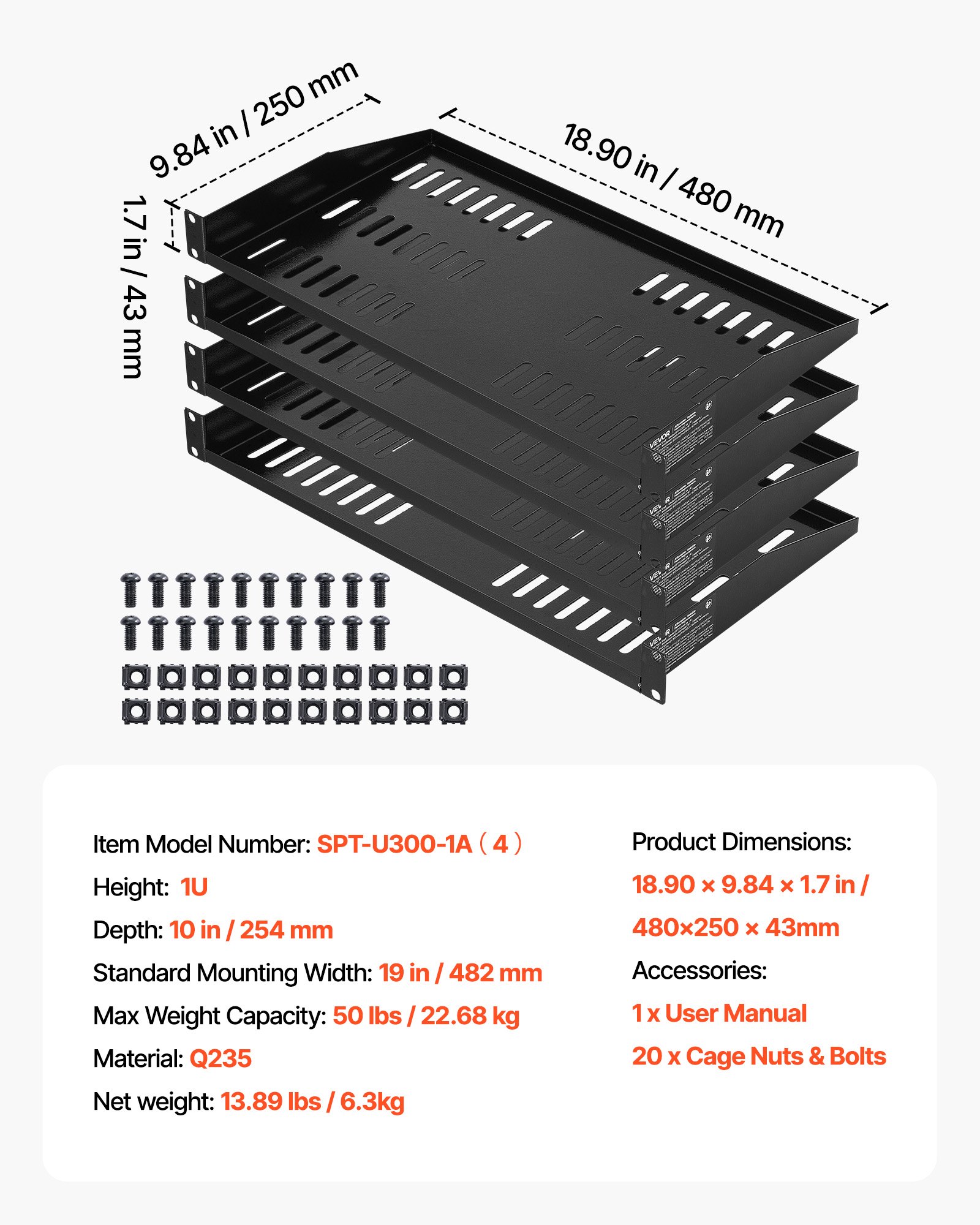 MHA4GQZNserverrackf6 VEVORshoplv